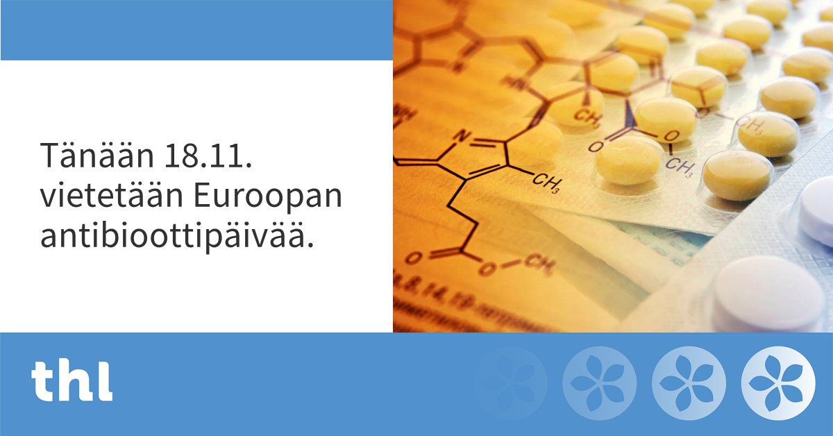 Hyvää Euroopan antibioottipäivää!

Antibioottiresistenssi tarkoittaa, että bakteeri kykenee vastustamaan antibioottia eli tulee sille resistentiksi. 

Resistenssi heikentää antibioottien tehoa ja vaikeuttaa infektioiden hoitoa. 

Lue lisää 👇

thl.fi/fi/web/infekti…