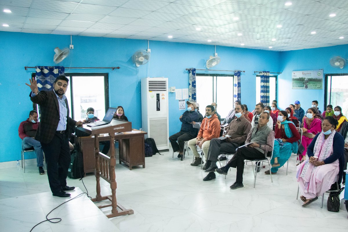 UNDPNepal's tweet photo. #HappeningNOW: Discussions ongoing in Dhangadi w/communities &amp; stakeholders at ward &amp; provincial level inception workshop of @eu_echo supported Urban Disaster &amp; EQ Preparedness project (SUPER) for western region  w/transfer of learnings &amp; knowledge from outgoing Urban DP project. https://t.co/Z1shcKqla1