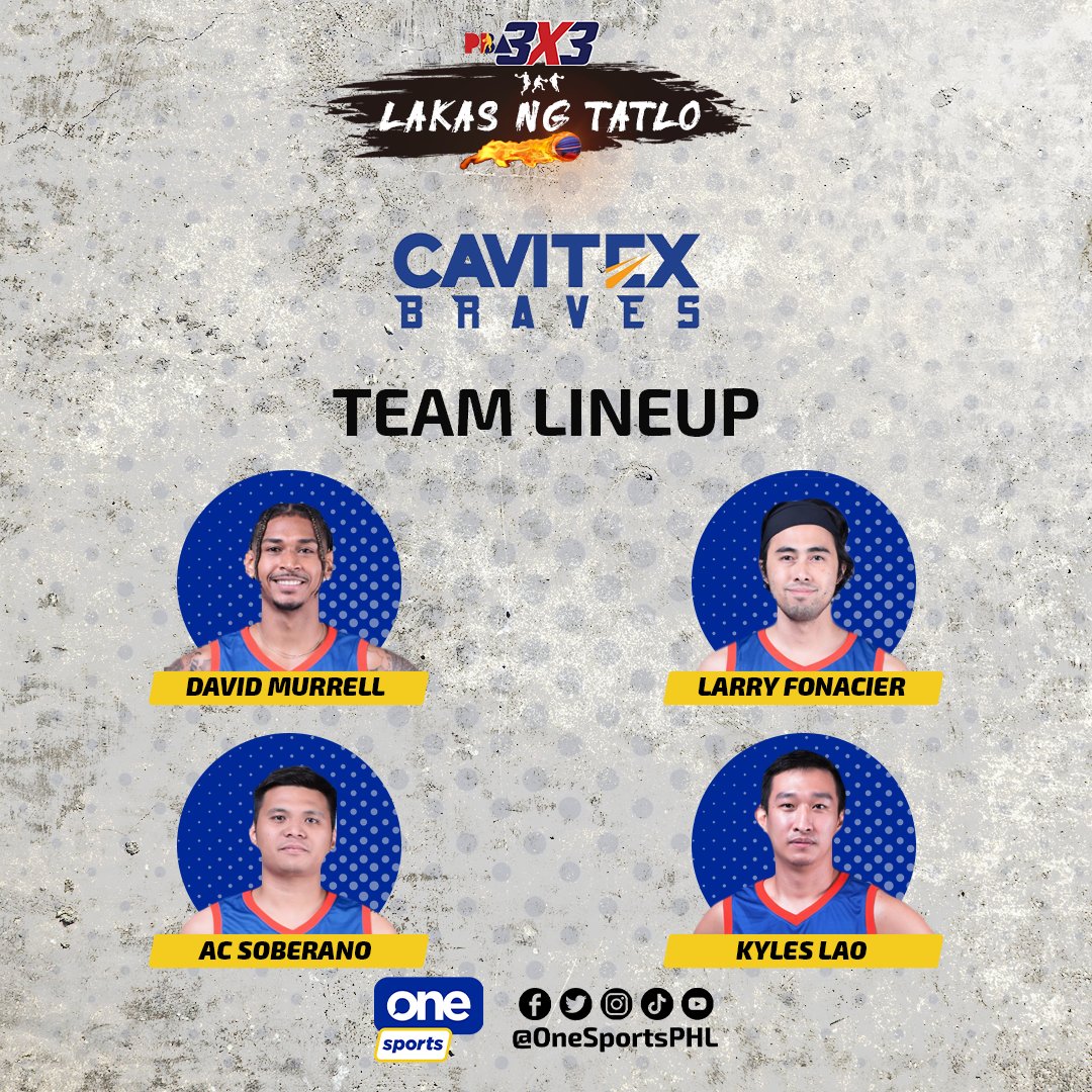 FEc5V6CVQAAI_p3?format=jpg&name=orig Maurice Shaw actually in Cavitex lineup 3x3 Basketball News PBA 3X3  - philippine sports news