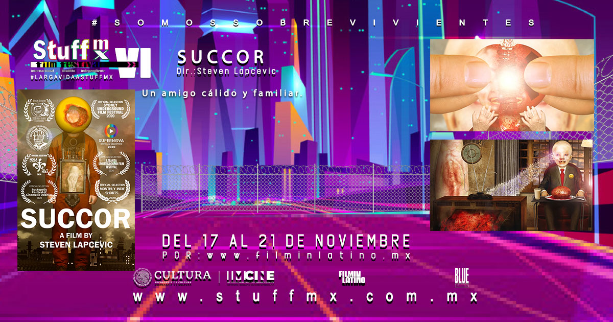 STUFFMXFilmFest's tweet photo. Ya es sábado y es el penúltimo día de #StuffMxVI, te recomendamos SUCCOR vía @filminlatino
Presiona en el enlace para disfrutar de la animación.
https://t.co/CfpcjHGmJd
#LargaVidaAStuffMx
#SobreviviendoALaPandemia
#SomosSobrevivientes https://t.co/oJHGD02nUG