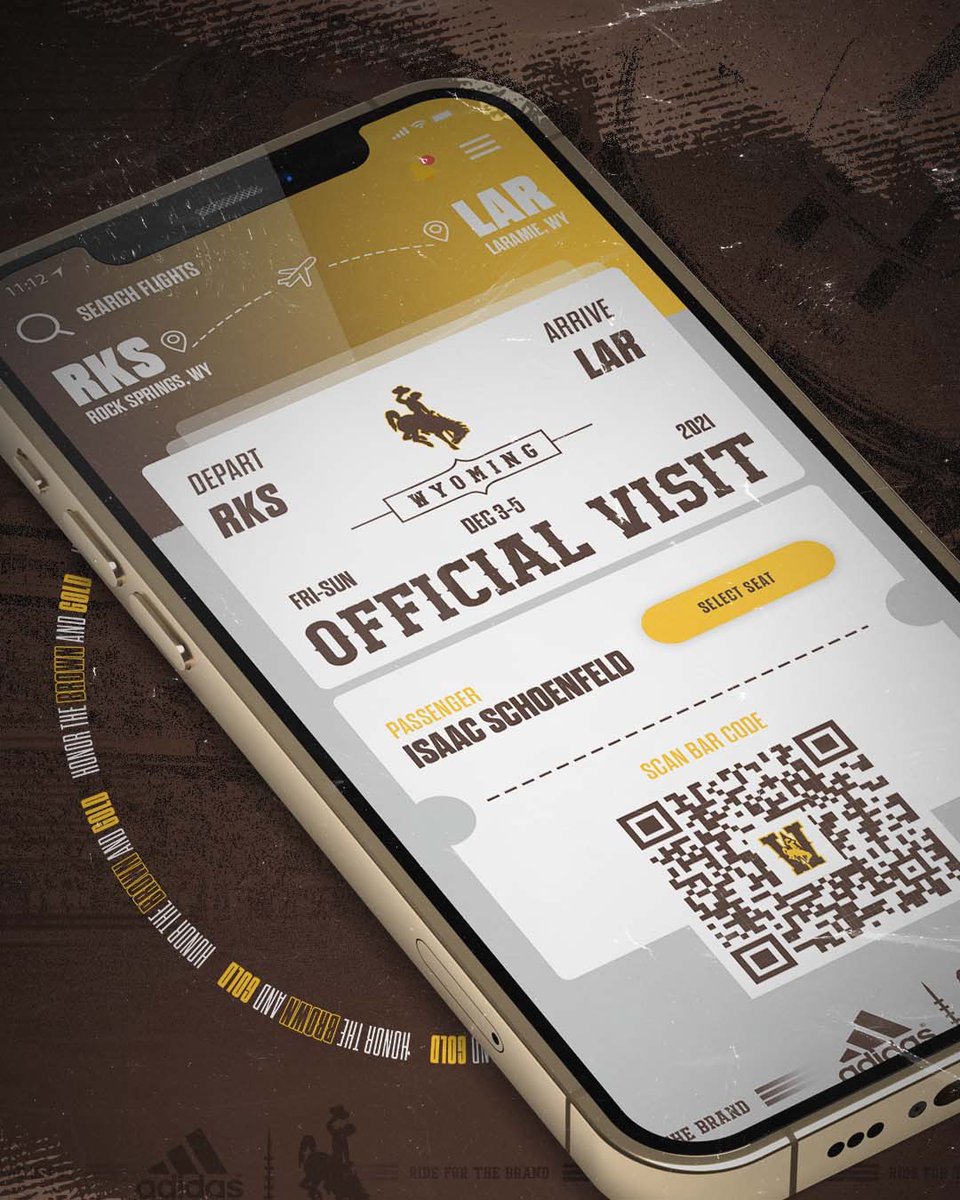Isaac3schoen's tweet photo. So excited!!!🤠🏈@WyoFBRecruiting @wyo_football https://t.co/QJwdafKvPv