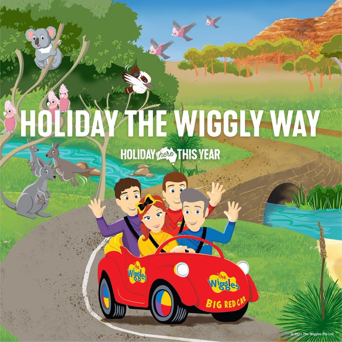 TheWiggles's tweet photo. ✨📕 We’ve got a brand-new storybook – featuring you! 📕✨

Get ready to journey on a big Aussie road trip in the Big Red Car. Join #TheWiggles as they travel around the country to make new friends and see new things. 

Try it for yourself: https://t.co/KqyWSruIoy https://t.co/uFfrmFJBmC
