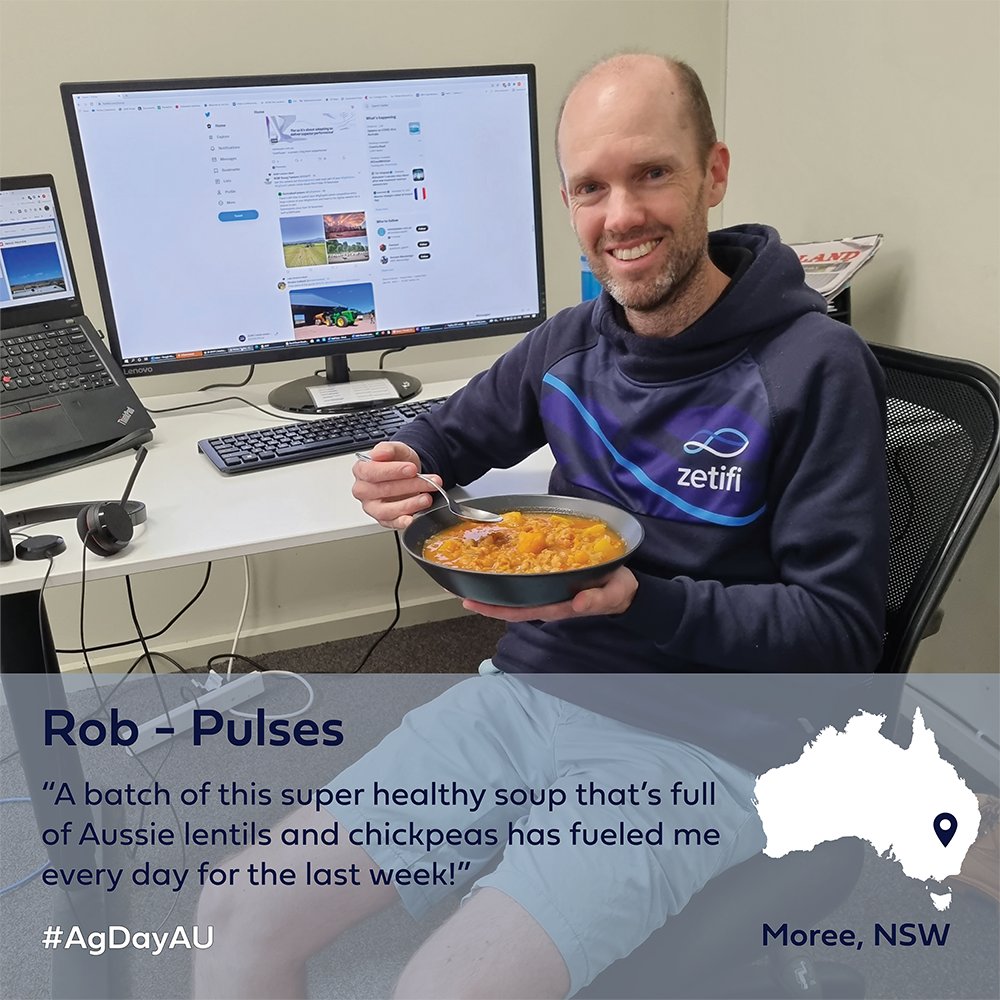 Round 2 of our #AgVenture for #AgDayAU! 🌾🐏🐄

More team members showing their favourite food or fibre from Aussie farmers... or unique morning tea combo in the case of Mishal!😆