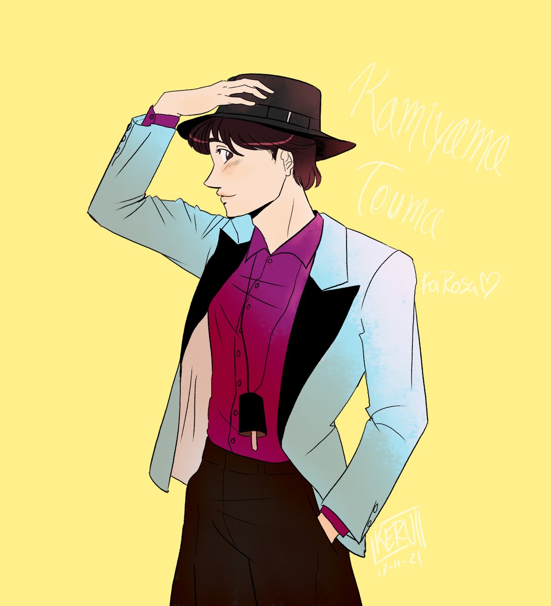 KERUdibuja's tweet photo. Le debía un Touma a @ImRospink desde hace ratos. Así que aquí esta. Espero que le guste.😊
#arttrade #kamiyamatouma #kamenridersaber #fanart #imsorryimsolate https://t.co/bRdopfoOzE