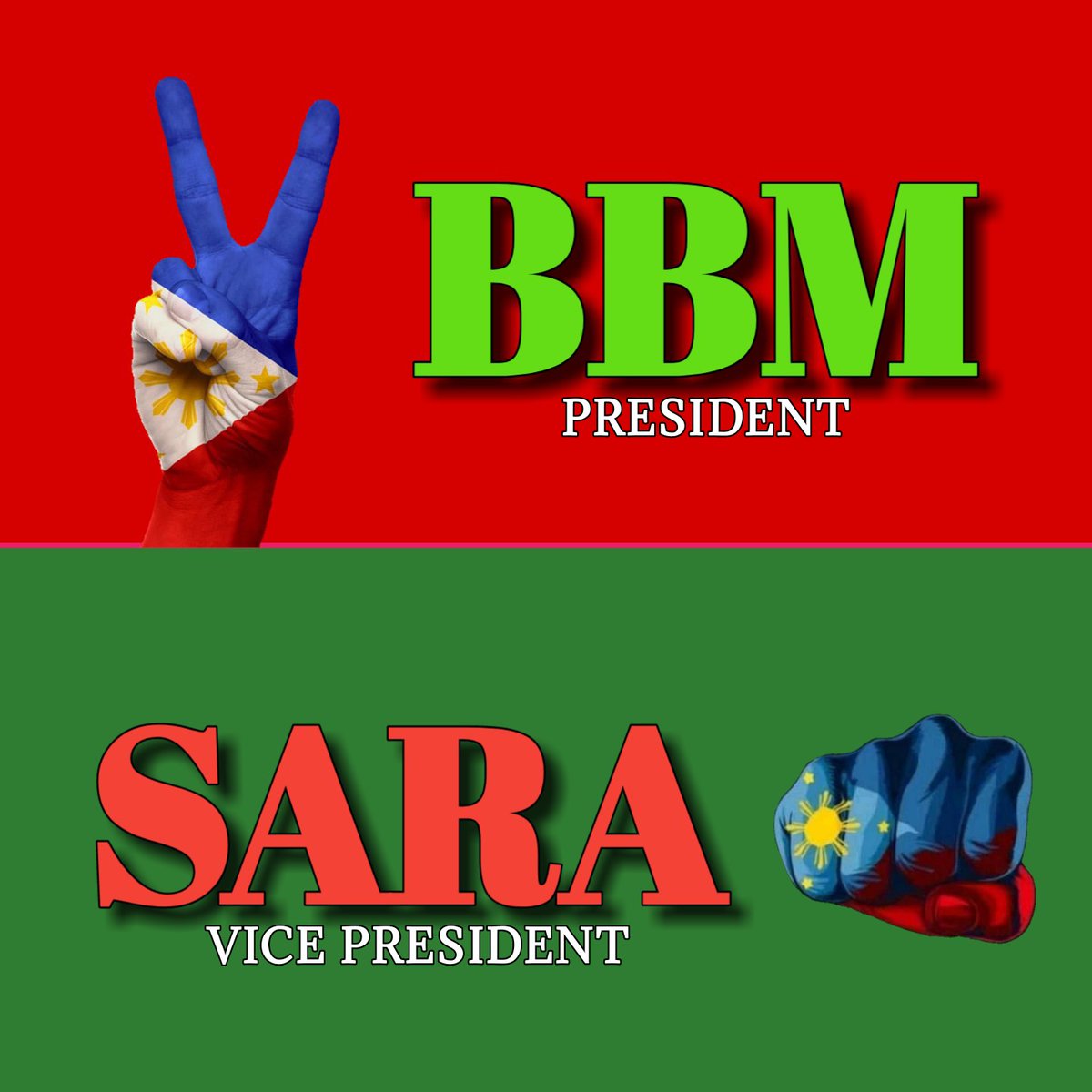 aathenaMERC's tweet photo. I only want Marcos for President!
I only want Sara for Vice President!

#MyVoteIsForMarcosOnly
#MarcosSaraOnly https://t.co/GKSbyMfs7S