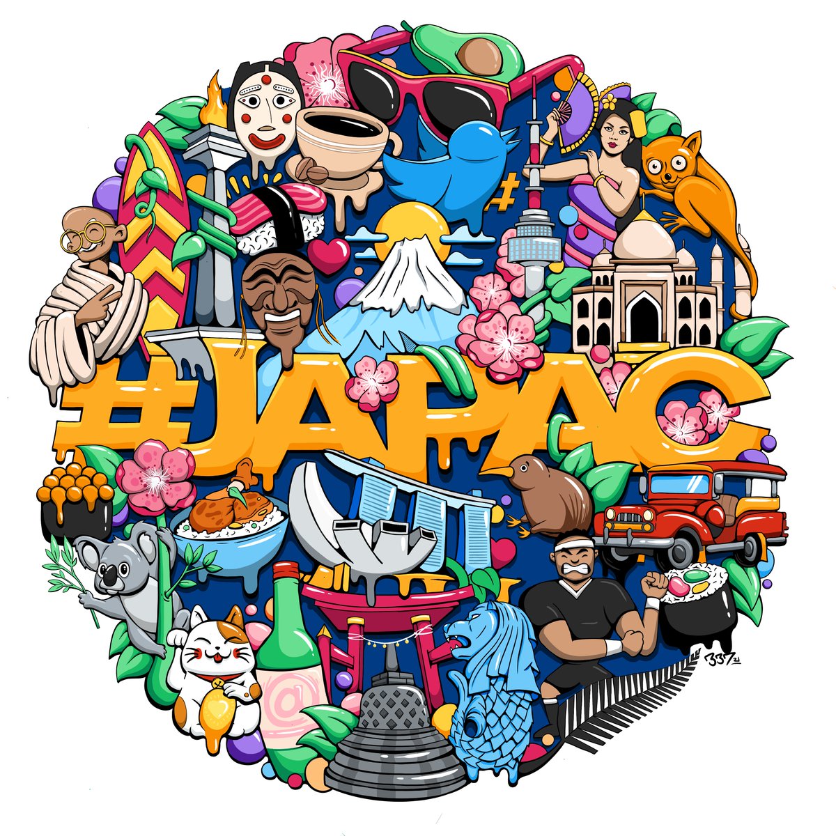 Twitter #JAPAC do our meetings in style🌺