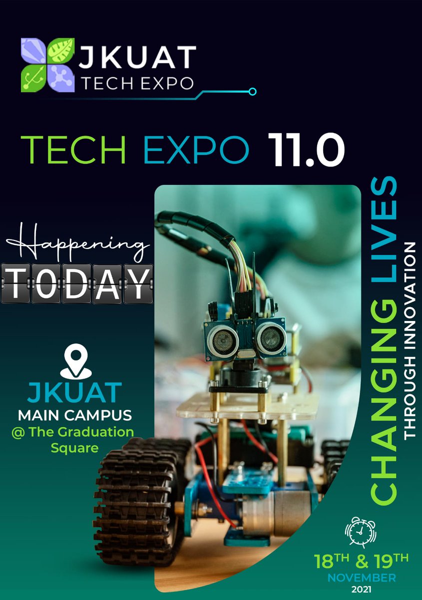 Visage998's tweet photo. Happening today @DiscoverJKUAT @jkuattechexpo #JkuatTechExpo11 @Visage998 https://t.co/aDhxhaQFv5