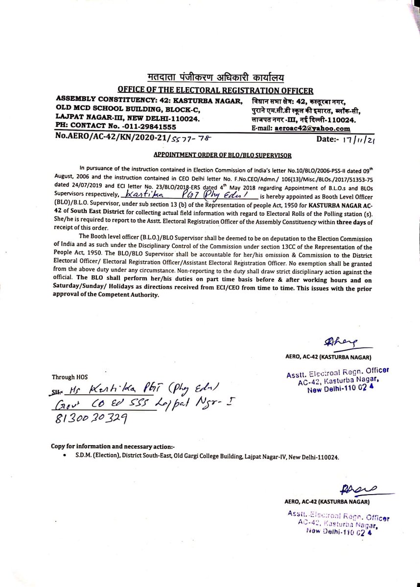 socialjurist's tweet photo. I am informed , All PGT's of GCoEdSSS Lajpat Nagar were deputed for election duty as a BLO. In my India we are carrying legacy of Feudal Society that don't consider education of children of masses necessary. https://t.co/V9abgdE0Zc
