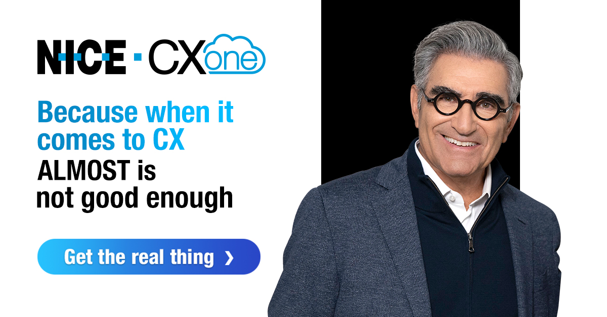konarkverma's tweet photo. When it comes to CX, almost is not good enough. Create true #NextGenCX with a true next-gen platform. Just ask Eugene Levy: https://t.co/TYD5VeZAeF
Navigate the needs of today’s digital-first customer with #CXone #Cloudnative https://t.co/GNJDpumGOd