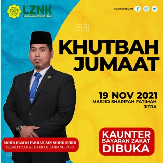 Khutbah jumaat kedah 2021