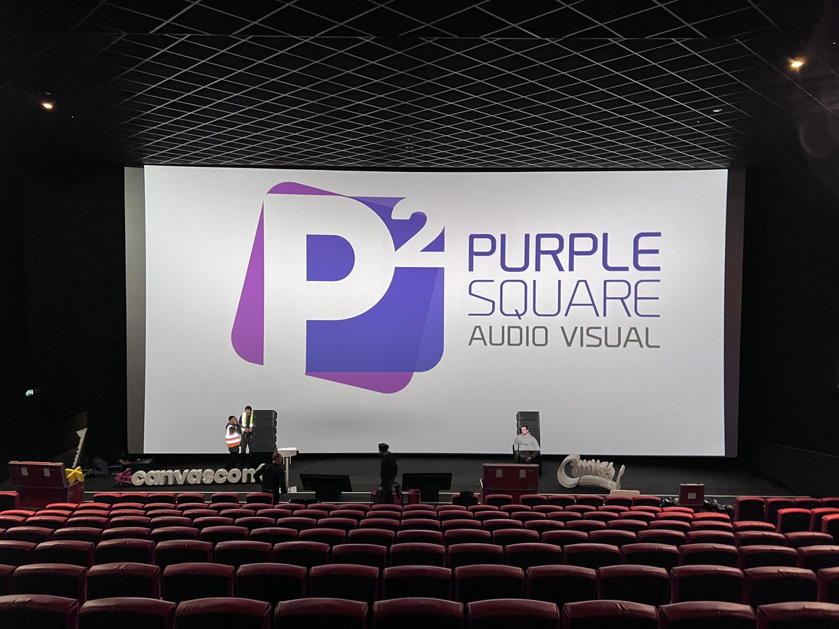 AmarjitMarva's tweet photo. Setting up for a conference on the big screen. #P2AV #purplesquareav https://t.co/S2qYNHlH4X
