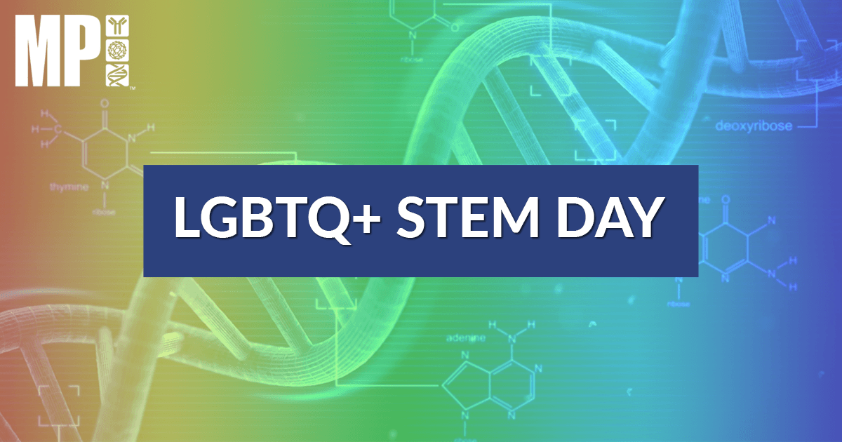 mpbiomedicals's tweet photo. Happy LGBTQ+ STEM Day! We are proud to support the LGBTQ+ community and strive to make the world of STEM a better and more inclusive place. https://t.co/zTzauRu1SZ