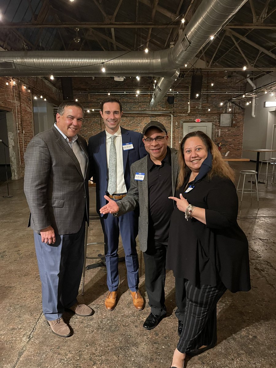 PoliticsPatio's tweet photo. At @MayorGinther campaign event tonight! @ColumbusGov @trentgrohe @OrvilleLynchJr @SharonIsSmiling #vote #Columbus #cityofcolumbus #Ohio @CareerTownJobs https://t.co/dbphL3Tf7c
