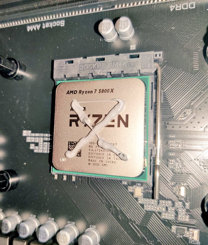 Baronvonderg's tweet image. How do you apply your computer mayo?

@AMDRyzen #computermayo #thermalcompound #arcticsilver5