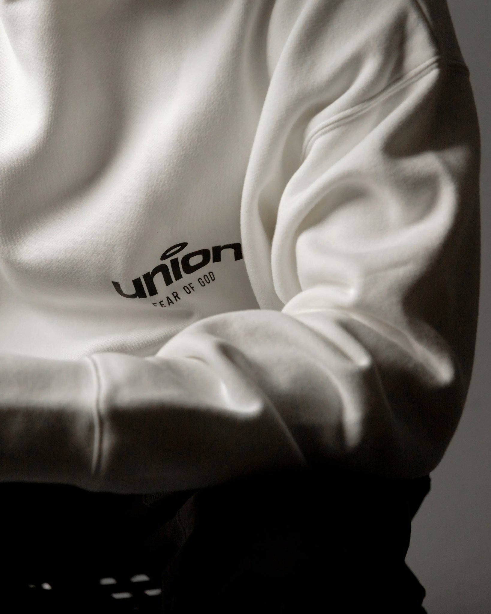 関税込 Fear of God Essentials Union 30 Year Vintage Hoodie Fear of God Essentials FW21 Vintage Hoodie x Union LA 'Black