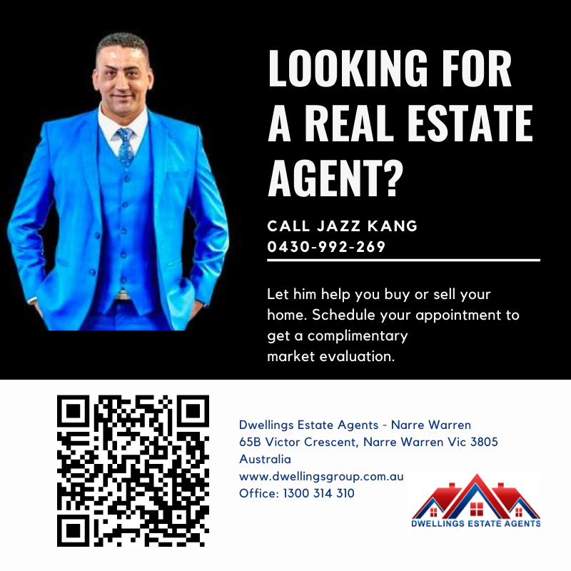 Looking for Real Estate Agent? Look no further, Jazz Kang at your service.
Call Now: 0430-992-269
#realestate #realestateaustralia #realestatevictoria #realestateinvesting #narrewarren #victoriaaustralia #DwellingsGroup #dwellingsestateagents #RealEstateServices #australia