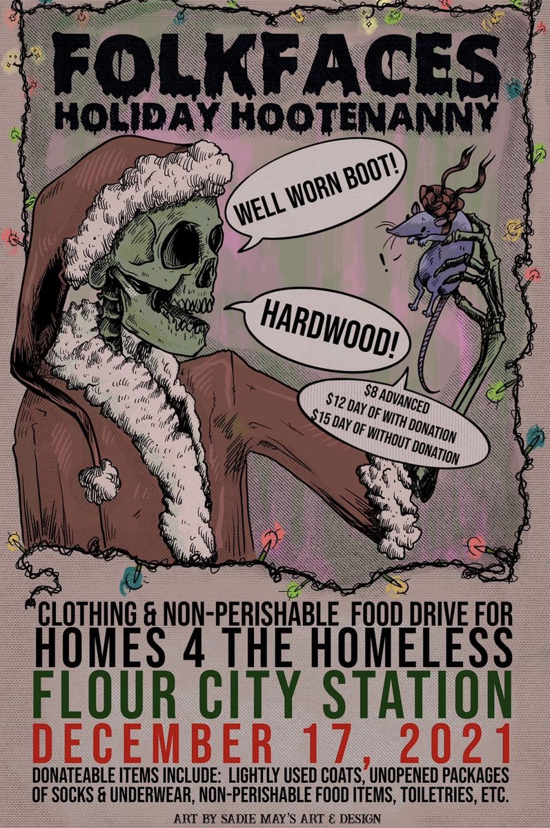 billyvibes88's tweet photo. Next show Rochester friends! @Wellwornboot with @folkfaces and Hardwood! Come get into it! #rochester #flourcitystation #folkfaces #wellwornboot #hardwood #vibe #holidays https://t.co/MQjDNUhC6G