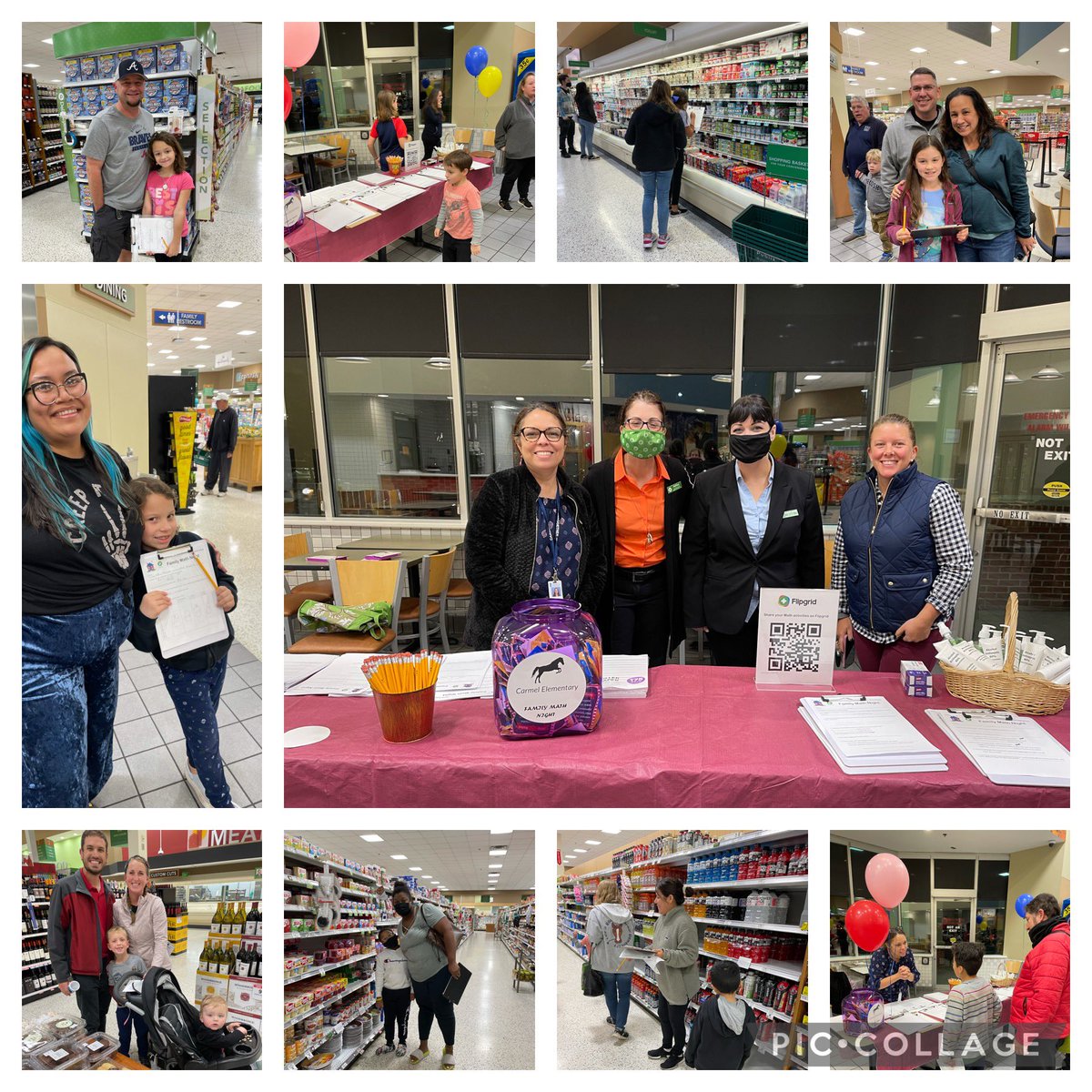 Family Math Night @Publix did not disappoint!! What a great turnout for our Title I #parentengagement event! @CarmelESColts @EdDocJillian #RealWorld #schooltohome #mathiseverywhere #PEFimpact