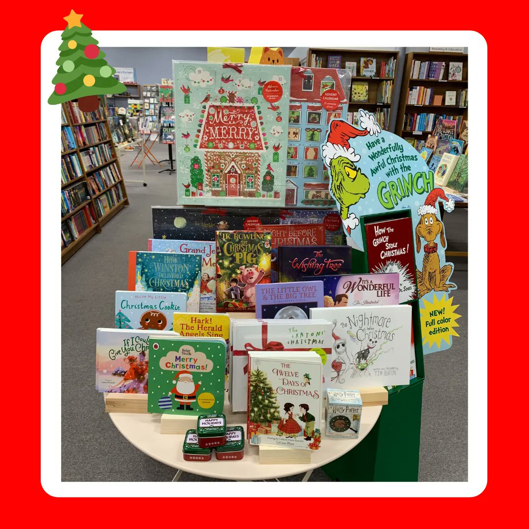 We have lots of HOLIDAY books on display for all ages. Come on in and shop EARLY this holiday season!

#indiebookstore  #bookstore #shoplocal #books #shopsmall #independentbookstore #booklover #buylocal #bibliophile #bookstoretreasures #bookshop #supportindies