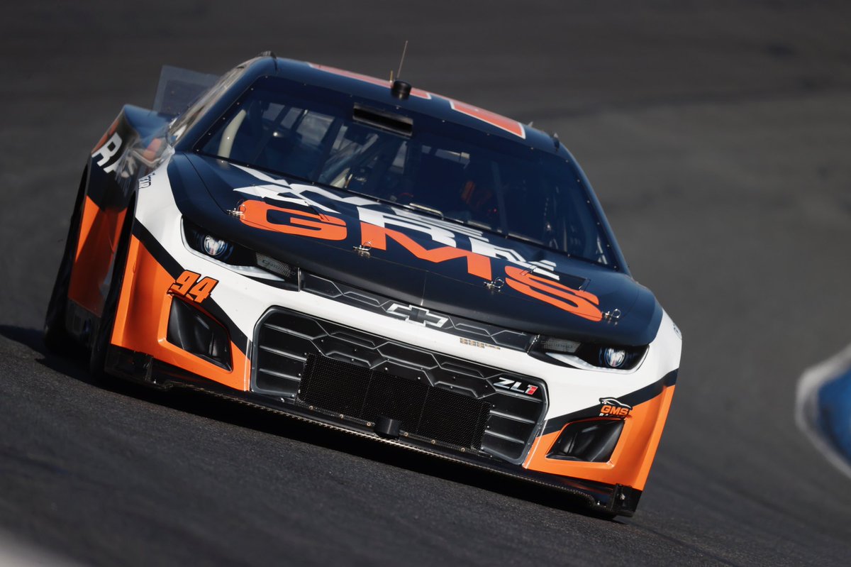 GMSRacingLLC's tweet photo. Day one of testing is complete at @CLTMotorSpdwy. ☑️

A successful day with top-five speed for @TyDillon and the No. 94 Chevrolet. https://t.co/fKkW9bQ2WO