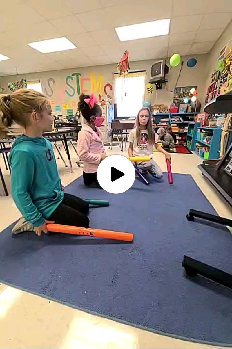 mfoster1704's tweet photo. We love playing with Boomwhackers. Combining learning with playing makes a fun and engaging classroom! @CVESwarriors @alabamagifted @TheBoomwhackers https://t.co/Wdma5eluuQ