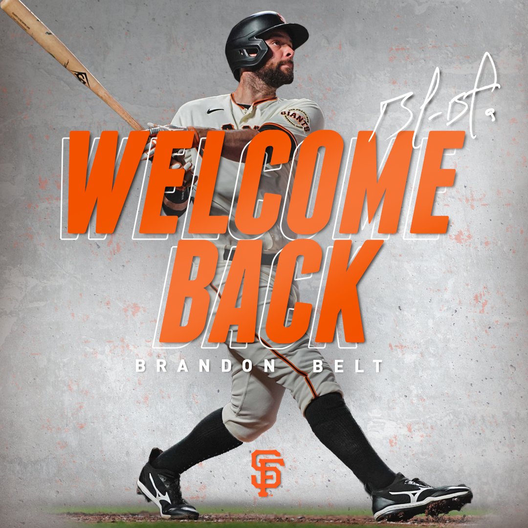 SFGiants (@sfgiants) on Twitter photo The Captain is back. Brandon Belt has accepted the #SFGiants qualifying offer. The Captain is back. Brandon Belt has accepted the #SFGiants qualifying offer.