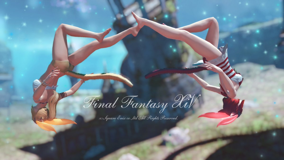PastelOphe's tweet photo. Water dance w/ @IvaraStoneFFXIV
#FFXIV #FF14 #FF14SS #FFXIVScreenshots #XIV_PICTCLIP #γγ‘γ€γγ«γγ‘γ³γΏγΈγΌXIV #γγ³γ #miqote #ffxivglamour #ffxivbehemoth #ffxivprimal #GPOSERS #GShade #eorzeaphotos #mayapurple https://t.co/5lxcUUnnHr