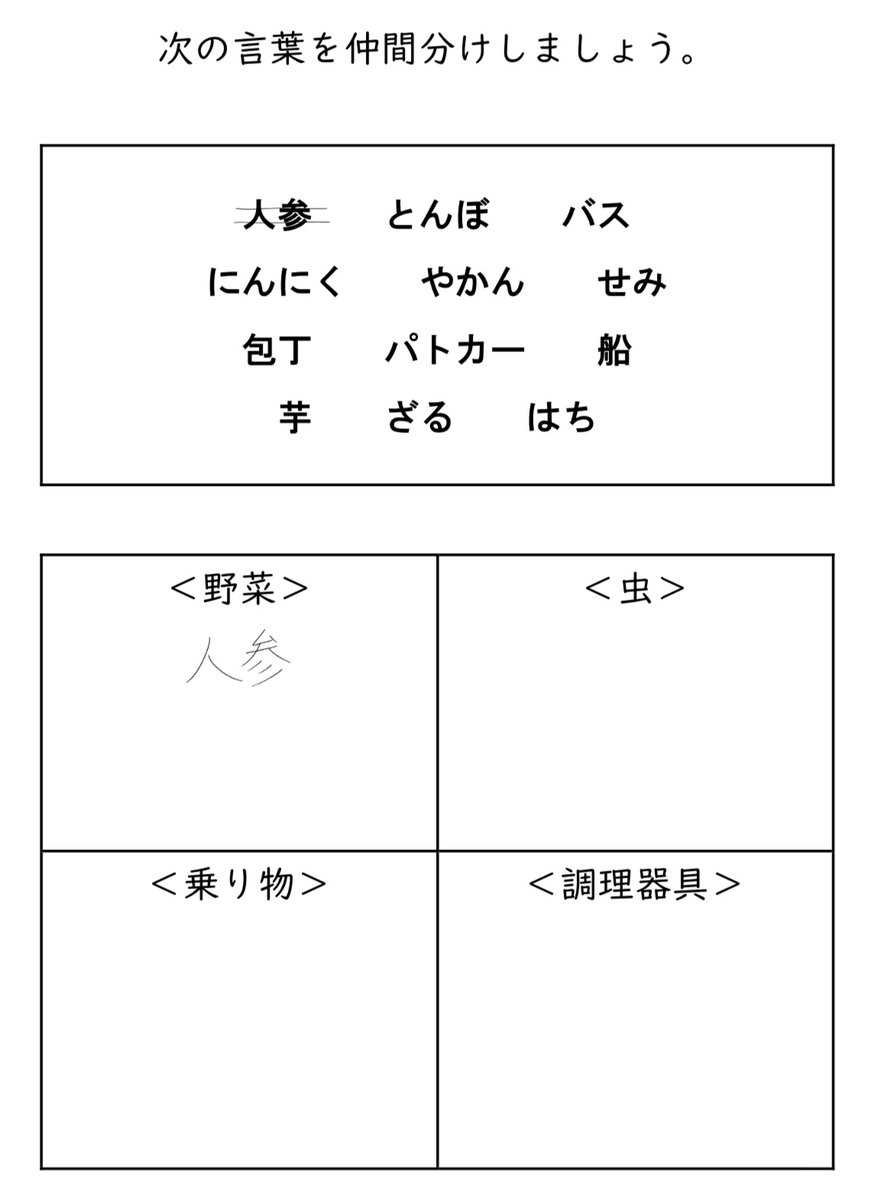 失語症リハビリ Stの教材部屋 無料プリント Stsroom Twitter