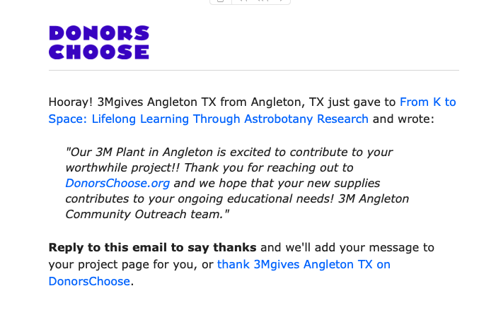 Javier_Montiel1's tweet photo. Our #BISDpride team is grateful to the #3M plant in Angleton for their support of our #ExoLab9 project to help students to discover an early interest in science. This is an opportunity to inspire their minds to prepare them with the tools & knowledge for the problems of tomorrow. https://t.co/iyNGoDloxG