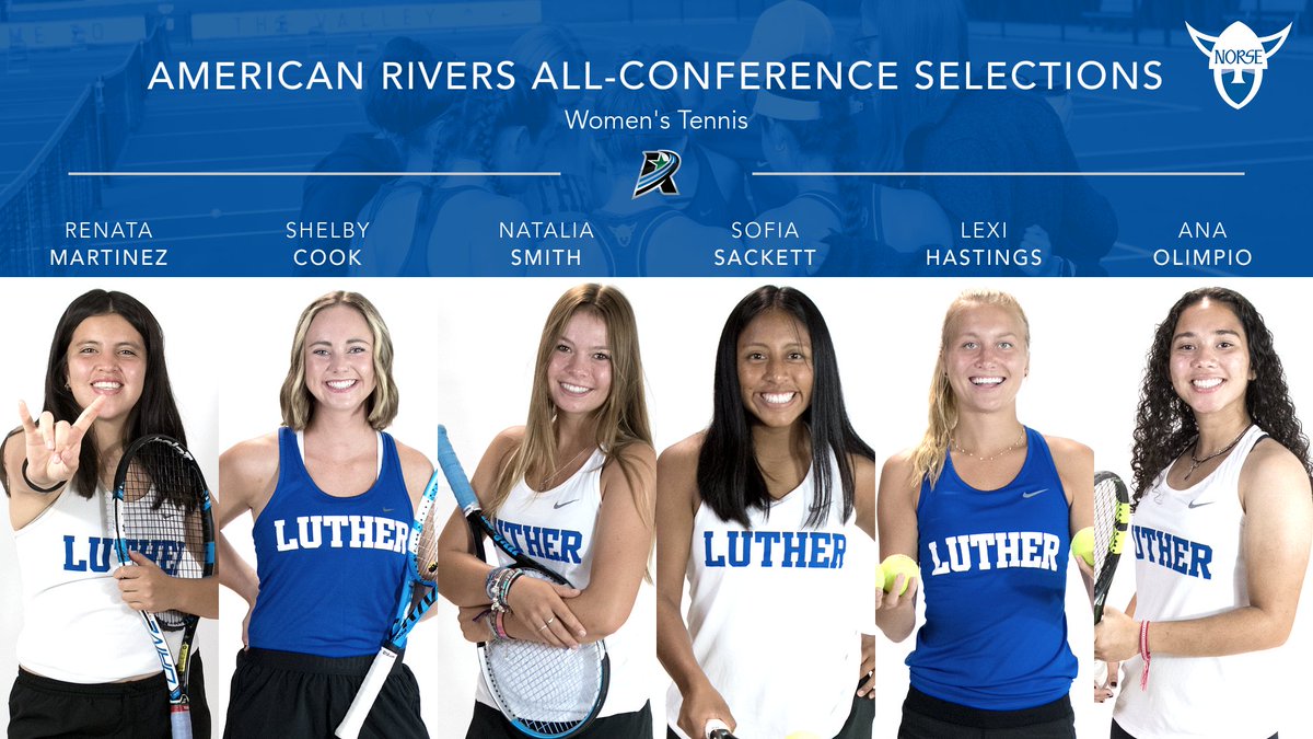 norsesports's tweet photo. Six Norse Named All-Conference Performers! Let's Go! 
So proud to be a Norse! 
#LutherCollege #GoNorse https://t.co/fIjPS7qoZM