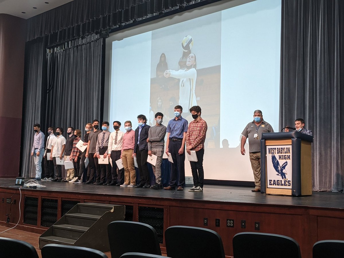 WBSeniorHigh's tweet photo. Fall Sports Awards 2021!! Thank you to Mr. Howard, our coaches, our sports parents and all of our student athletes!! 

In addition, congratulations to our Fall Varsity Teams who are ALL Scholar Athlete Teams!! https://t.co/IUrWkmcQV2