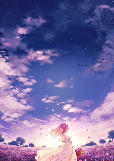 逆光好きです…!
 #逆光絵は素晴らしいのでこれをみた人も逆光絵を貼る 