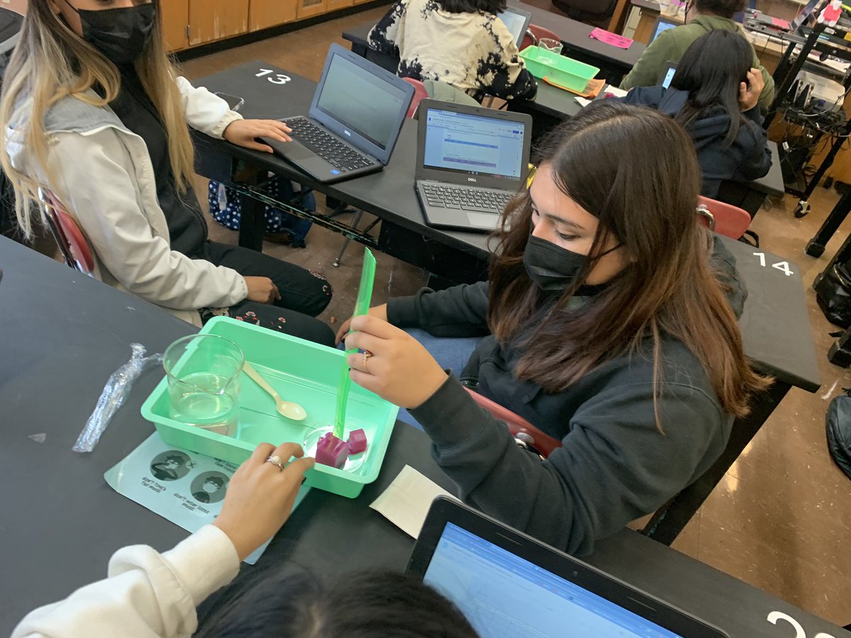 Late post of our IB DP biology students doing their first lab practical with microscopes and also using agar cubes to learn around surface area:volume ratio  <a href="/CarlSchurzHS/">Schurz High School</a>