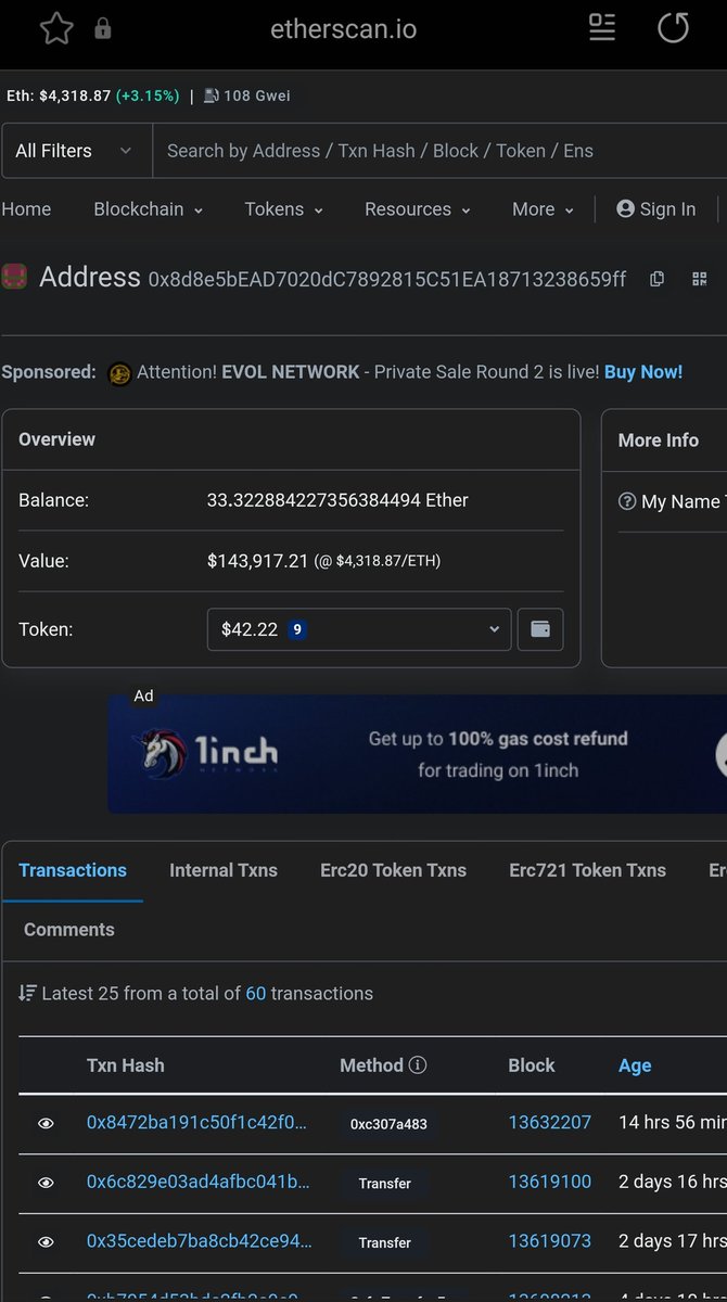 gadget_gamers's tweet photo. I will be exposing @EtherTroopers #nfts and @bhayani_dhruvil for the lying cheat scammers that they are

Rugpull #NFTCommunity

Dhruvil says on the server he has no money to fund the project yet that's not what I found on etherscan.

https://t.co/kANqpDgNWd

Everything is traced https://t.co/b9FF0udAOT