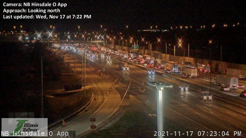 WBBM1059Traffic's tweet photo. The Southbound #TriStateTollway is UGLY following an earlier accident near Willow Springs/75th Street. Heavy delays from the #I_290_Expressway past the #I_55_Expressway. #I_294_Tollway #ChicagoTraffic @WBBMNewsradio https://t.co/xexwps3gy3