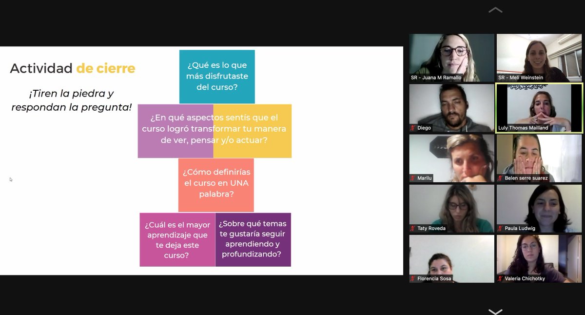 weinsteinmelina's tweet photo. Ayer fue el último encuentro del curso "El juego en la escuela: una mirada lúdica para transformar la educación". Una oportunidad única que tuvimos con @Juanaramallo1 para ayudar a 27 educadores a llevar el juego a sus clases y al corazón de sus escuelas. ¡Gracias @redsomosred! https://t.co/WFuRIuRn6h