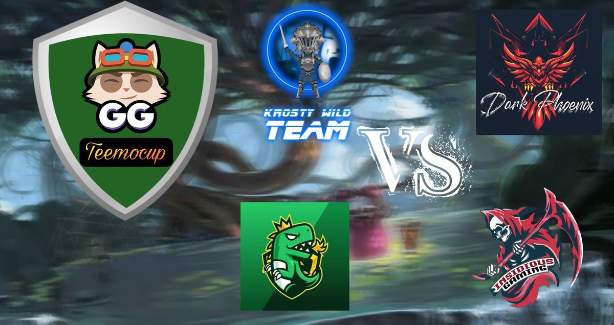F22RaptoreSport's tweet photo. Hola invocadores el día de hoy nos encontramos en semifinales en la #teemocup 🥳dónde tendremos enfrentamientos entre 
Krosty wild team vs dark Phoenix
The dino kings vs @InsidiousWr 
Quienes se disputarán la final de bo5 👀 lo veremos dentro de poco en el canal de @ATOMG17 9pm🇲🇽 https://t.co/sBJLVKRdrK