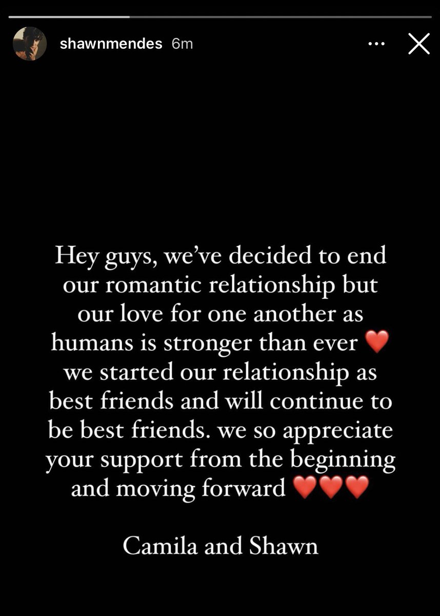 bippitycabello's tweet photo. camila cabello and shawn mendes broke up omg i am shocked https://t.co/G2OGs2yZE9