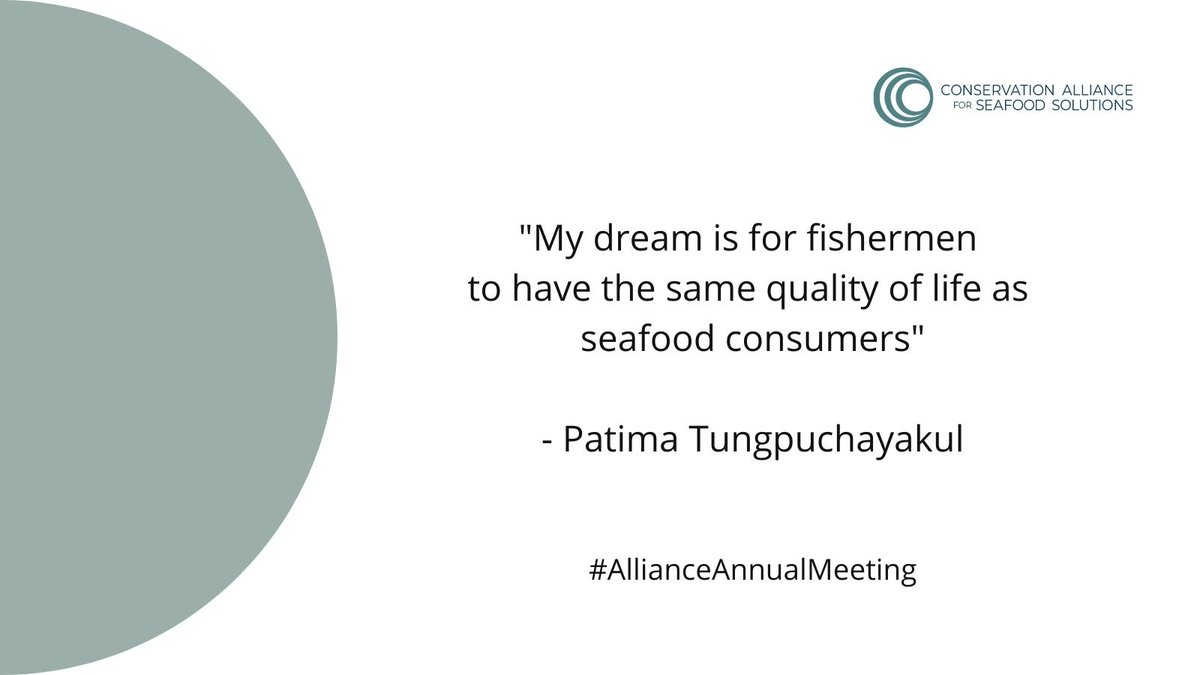 ConsAllianceSS's tweet photo. We had a powerful conversation at the #AllianceAnnualMeeting with Patima Tungpuchayakul, Nobel Peace Prize nominee, whose work helping 5,000 fishermen find life after slavery in the Thai fishing industry is featured in the Emmy-nominated film, Ghost Fleet: https://t.co/zC2Rb6o48b https://t.co/YUdIOIy85i