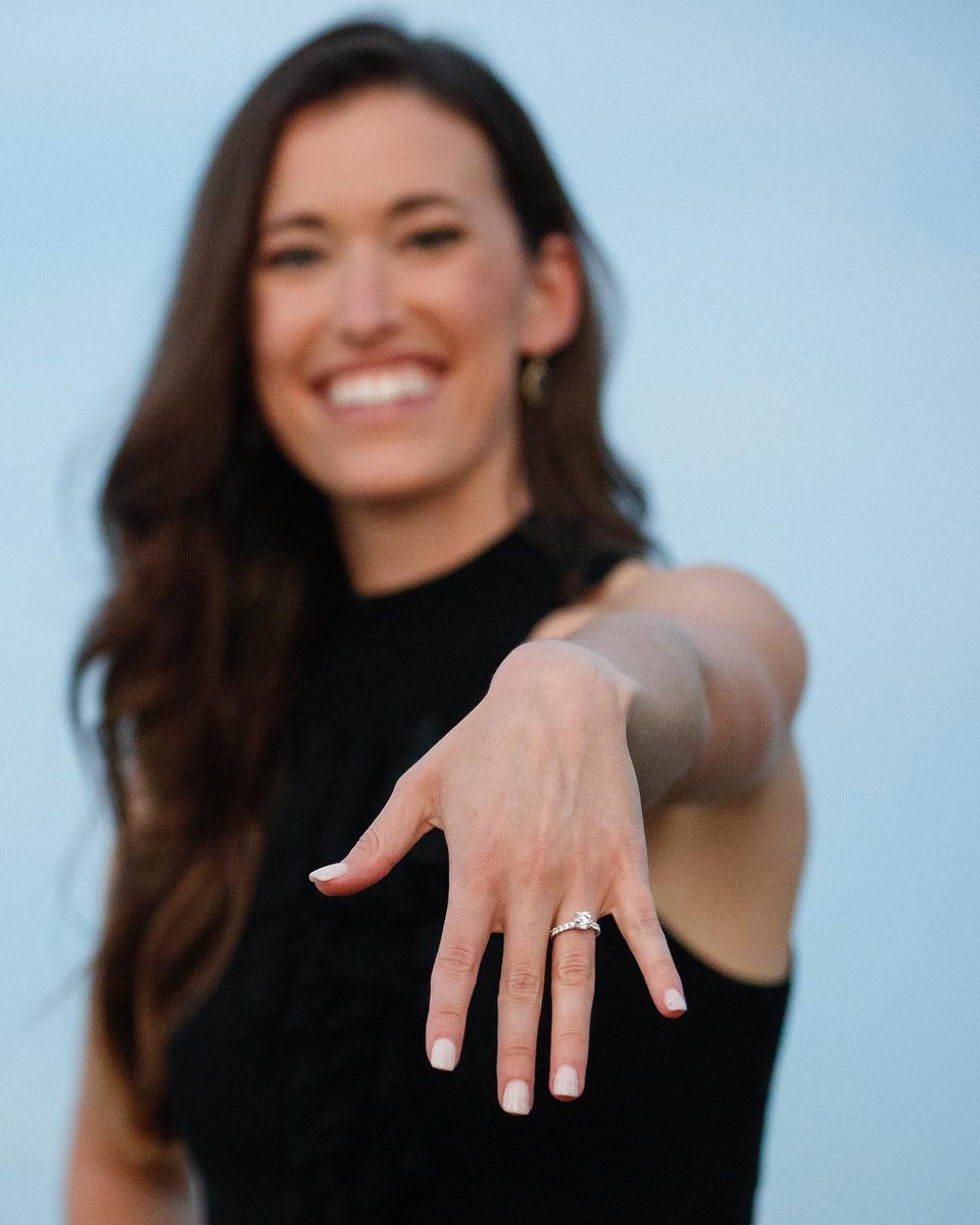 caseyreporting's tweet photo. Who knew ‘21 meant 2 rings in 1 year?? 

From Super Bowl to engagement, God has blessed me beyond my wildest dreams https://t.co/W6aXtatfAl