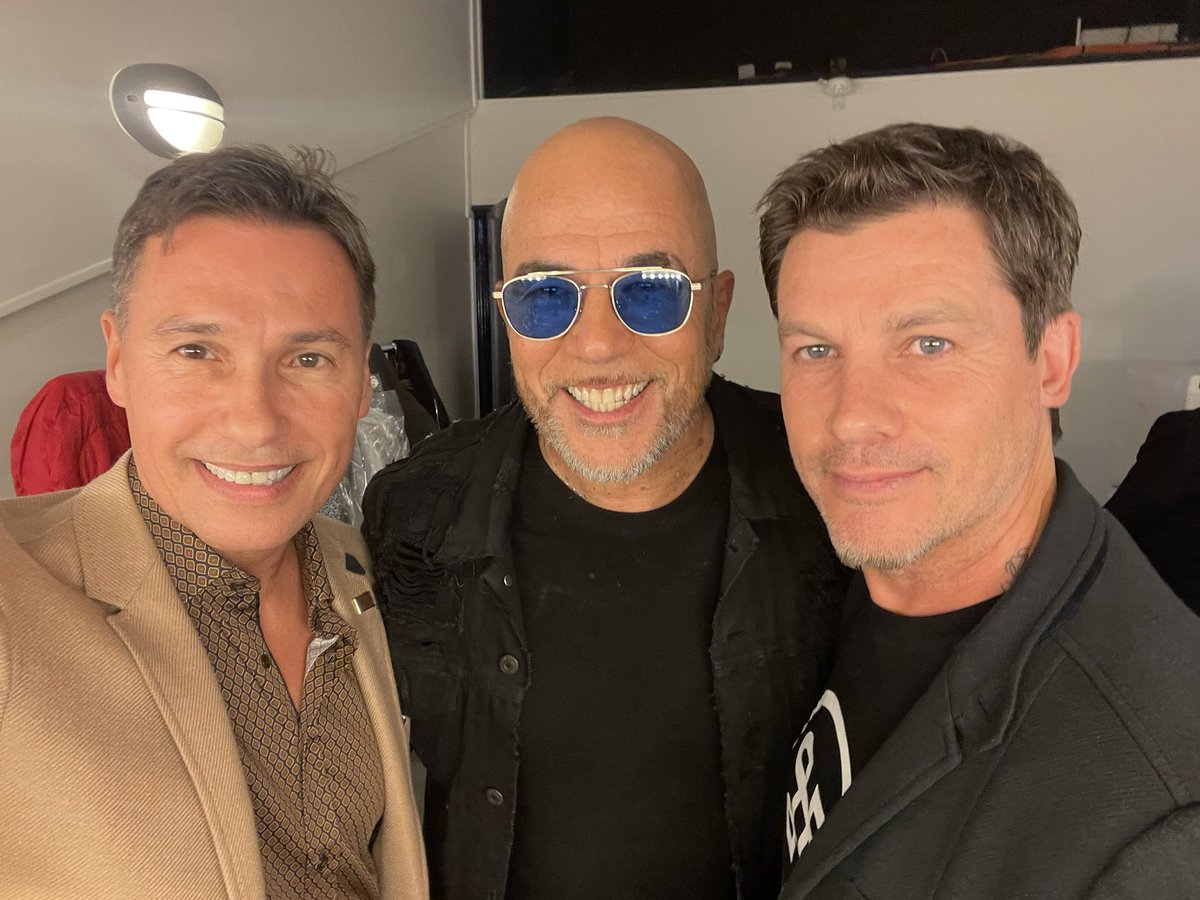 iamNathanMoore's tweet photo. We made it last minute for the tv in Paris, unfortunately no @calcooperwa but @ObispoPascal did offer to join us instead, my fellow Capricorn 🕺 https://t.co/MA6P4CyMs4