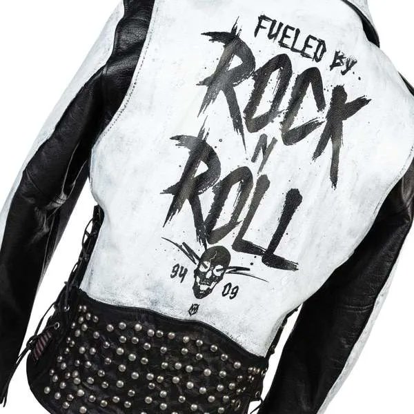 wornstar's tweet photo. Wornstar Custom - Jacket - Fueled By Rock N Roll White Wash
https://t.co/KkbBx8XBAS
#wornstar #wornstarclothing #wornstarcustomchopshop #customleatherjacket #fueledbyrocknroll #stagewear #streetstyle #rockefashion #unisex https://t.co/NE1RGYpPe6