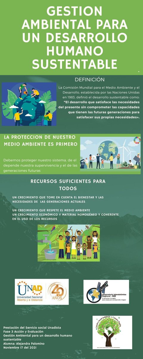 Almadeangel749's tweet photo. Hola a todos, desde la academia hacemos conciencia sobre la importancia de la Gestión Ambiental para un Desarrollo Sustentable @ElOIRdelaRegion
 
#SERVICIOSOCIALUNADISTAENCASA , ayúdame compartiendo mi publicación y dándole un me gusta https://t.co/7MlmS5AYZw
