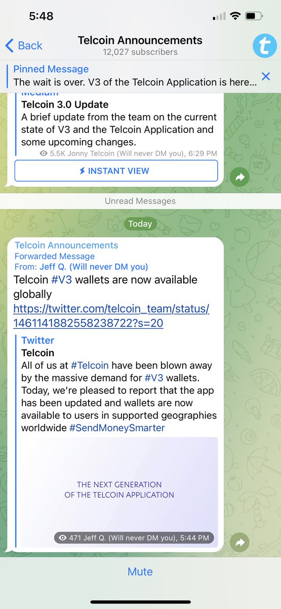 DeepDishCrypto's tweet image. $TEL V3 wallet is now available globally in all supported countries !!!