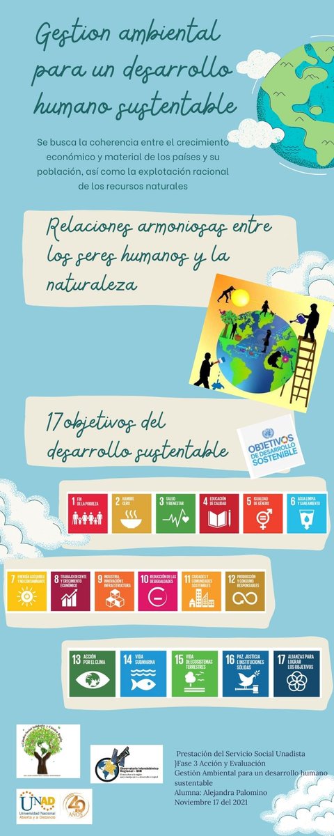 Almadeangel749's tweet photo. Hola a todos, desde la academia hacemos conciencia sobre la importancia de la Gestión Ambiental para un Desarrollo Sustentable @ElOIRdelaRegion
 
#SERVICIOSOCIALUNADISTAENCASA , ayúdame compartiendo mi publicación y dándole un me gusta https://t.co/7MlmS5AYZw