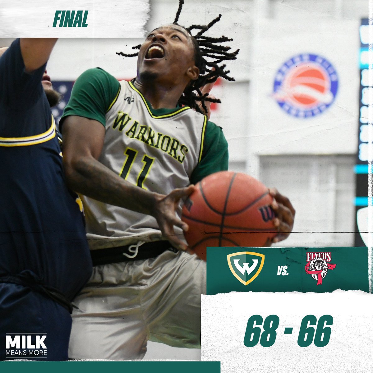 Brailen Neely's layup gives #WarriorMBB a two-point win! 

#WarriorStrong