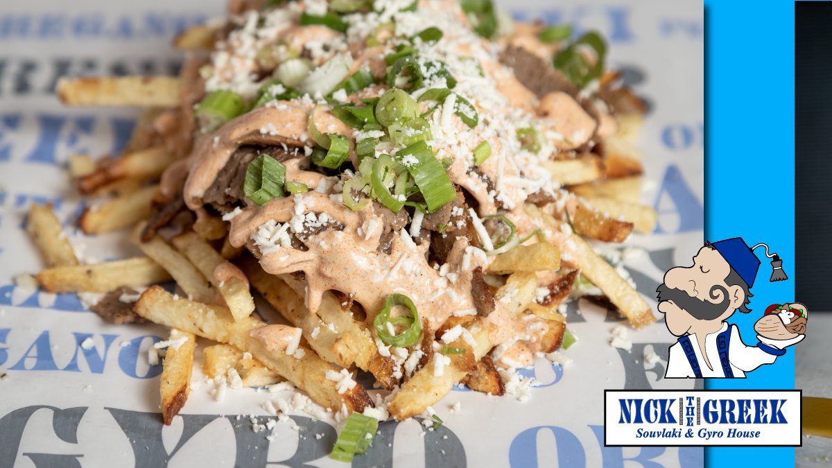 thedailytitan's tweet photo. AD: You FETA believe it! Stop by Nick the Greek and try our Nick's fries. It’s a great combination of
feta, garlic, spicy yogurt and your choice of any gyro or falafel.
Now Open
📍501 N. State College Blvd.
Fullerton, CA 92831
#Gyro #Fries #NickTheGreek #Greek #Fullerton https://t.co/YILN2tw4bQ