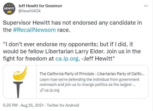therealqball's tweet photo. #Libertarians saying I abandoned the party need to check themselves first then we can talk🤨#DontMatter if I run as a #Republican as long as I stand for WeThePeople and for liberty🗽#GoWild #WildstarForGov2022 #BringBackLiberty #California #LarryElder #JeffHewitt #News #Story https://t.co/bFmilBGe0k