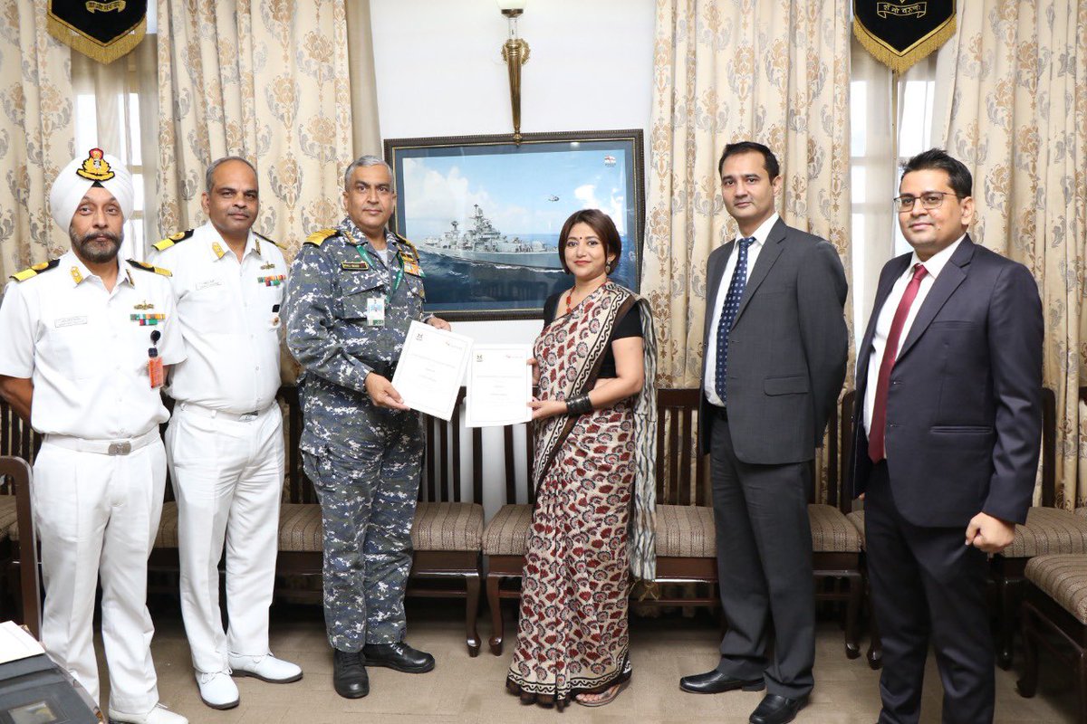 ESMTriservices's tweet photo. In continuation with INPAs commitment to find quality second career opportunities for retired IN personnel with the corporate sector, Today we have concluded an MoU with Optum Global Solutions for opportunities to hire/ recruit retired naval pesonnel/ widows/ NoK.
@ESMTriservices https://t.co/6CcbsNbOSD