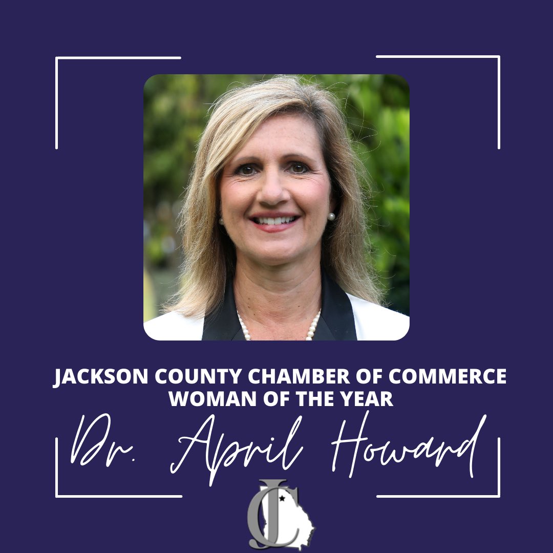 Join us in congratulating our Superintendent, Dr. April Howard, who was named the 2021 Woman of the Year by the Jackson County Area Chamber of Commerce! #successatjcss